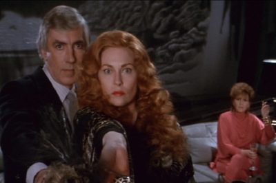 Peter Cook and Faye Dunaway