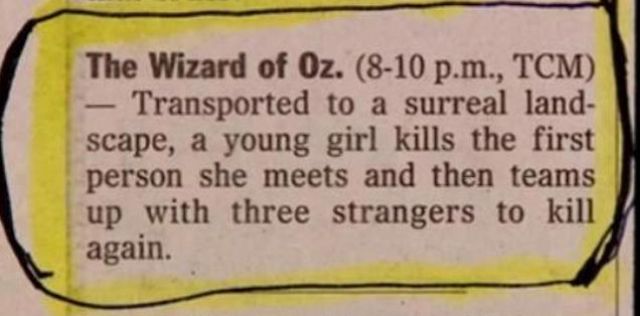 The Internet Reacts to the Upcoming Film Version of ‘The Wizard of Oz,’ 1939